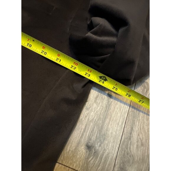 Chaps Brown Mens Blazer 46R Polyester Faux Suede Two-Button Suit Jacket Single V - Picture 13 of 14